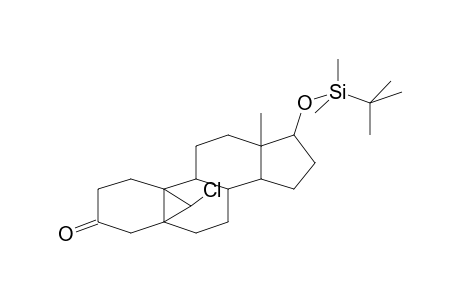 5,10-CYCLOANDROSTAN-3-ONE, 19-CHLORO-17-[[(1,1-DIMETHYLETHYL)DIMETHYLSILYL]OXY]-