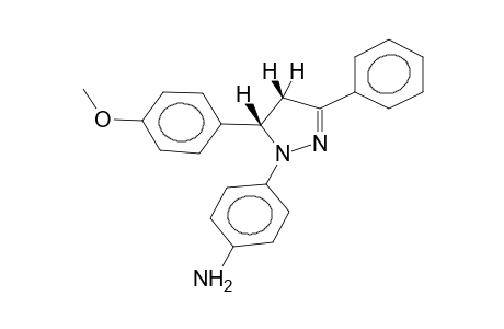 1-(4-aminophenyl)-3-phenyl-5-(4-methoxyphenyl)-4,5-dihydropyrazole