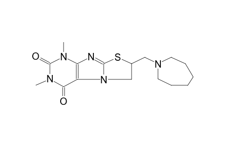 6,8-DIMETHYL-2-(1-AZACYCLOHEPT-1-YLMETHYL)-2,3-DIHYDROTHIAZOLO[2,3-F]XANTHINE