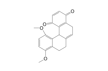 9,12-Dimethoxy-5,7,8,12b-tetrahydrobenzo[c]phenanthrene-1,4-dione