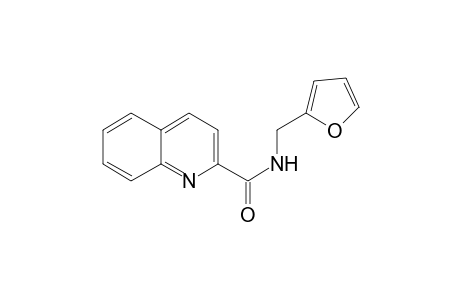 Quinoline-2-carboxamide, N-(2-furfuryl)-