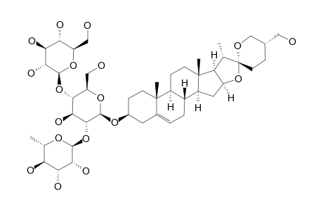 ISONARTHOGENIN-3-O-[O-ALPHA-L-RHAMNOPYRANOSYL-(1->2)-O-[BETA-D-GLUCOPYRANOSYL-(1->4)]-BETA-D-GLUCOPYRANOSIDE]