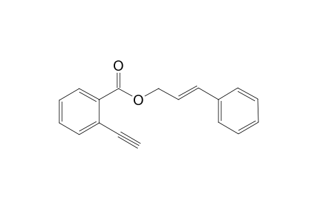 (2E)-3-phenylprop-2-en-1-yl 2-ethynylbenzoate