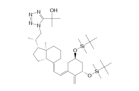 2-(1-{(S)-2-[(1R,3aS,7aR,E)-4-((E)-2-{(3S,5R)-3,5-Bis[(tert-butyldimethylsilyl)oxy]-2-methylenecyclohexylidene}ethylidene)-7a-methyloctahydro-1H-inden-1-yl]propyl}-1H-tetrazol-5-yl)propan-2-ol
