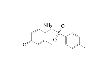 4-Amino-3-methyl-4-[(p-tolylsulfonyl)methyl]-2,5-cyclohexadien-1-one