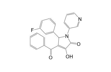 2H-pyrrol-2-one, 4-benzoyl-5-(3-fluorophenyl)-1,5-dihydro-3-hydroxy-1-(3-pyridinyl)-