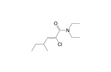 (Z)-2-Chloro-N,N-diethyl-4-methyl-hex-2-enamide