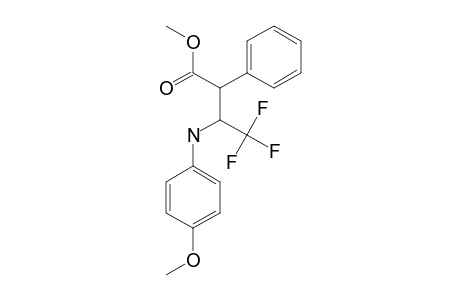 METHYL-4,4,4-TRIFLUORO-3-(4-METHOXYPHENYLAMINO)-2-PHENYLBUTANOATE;MAJOR-ISOMER