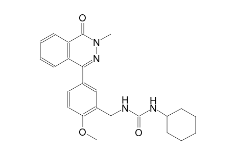 N-cyclohexyl-N'-[2-methoxy-5-(3-methyl-4-oxo-3,4-dihydro-1-phthalazinyl)benzyl]urea