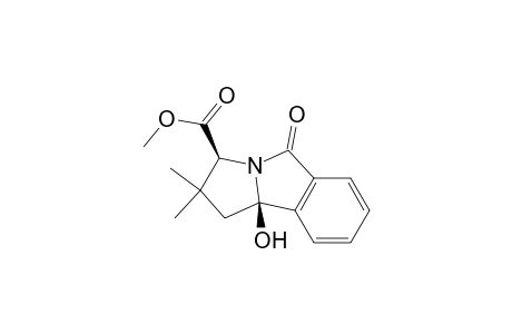 Methyl (3S,9bR)-2,3,5,9b-tetrahydro-9b-hydroxy-2,2-dimethyl-5-oxo-1H-pyrrolo[2,1-a]isoindol-3-carboxylate