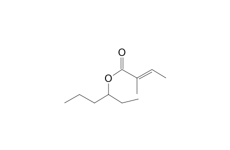 Hexan-3-yl (E)-2-methylbut-2-enoate