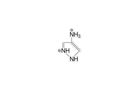 4-Ammonio-2-pyrazolium cation