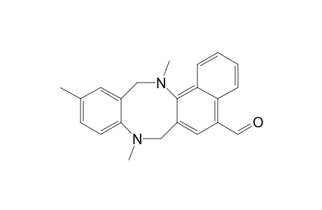 8,11,14-trimethyl-7,8,13,14-tetrahydronaphtho[2,1-c][1,5]benzodiazocine-5-carbaldehyde