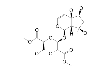 CLANDONOSIDE-II;HARPAGIDE-AGLUCONE-1-O-3',4'-SECO-GLUCOPYRANOSIDE