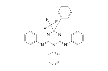 2-PHENYL-2-TRIFLUOROMETHYL-4-OXO-2,6-DIPHENYLIMINOPERHYDRO-1,3,5-TRIAZINE