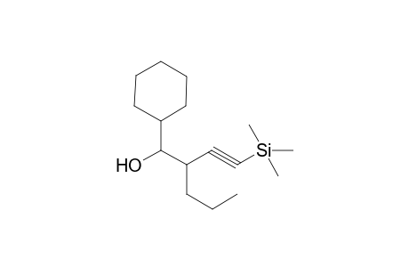 (threo)-1-Cyclohexyl-2-propyl-4-(trimethylsilyl)but-3-yn-1-ol