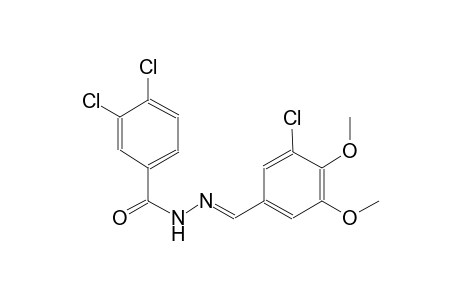 3,4-dichloro-N'-[(E)-(3-chloro-4,5-dimethoxyphenyl)methylidene]benzohydrazide