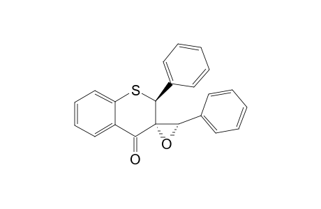 TRANS,TRANS-(+/-)-2,3'-DIPHENYLSPIRO-[2H-1-BENZOTHIOPYRAN-3(4H),2'-OXIRAN]-4-ONE