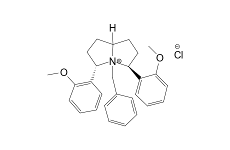 (3S,4S,5S,7aR)-(-)-3,5-Bis(2-methoxyphenyl)-4-benzylpyrrolizidinium chloride