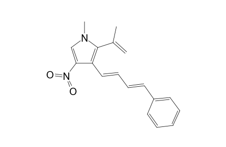 (E,E)-1-Methyl-4-nitro-3-(4-phenylbuta-1,3-dienyl)-2-(1-methylprop-1-enyl)pyrrole