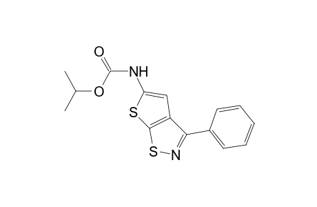 Carbamic acid, (3-phenylthieno[3,2-d]isothiazol-5-yl)-, 1-methylethyl ester