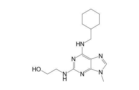 6-[(Cyclohexylmethyl)amino]-2-(2-[(hydroxyethyl)amino]-9-(methyl)purine