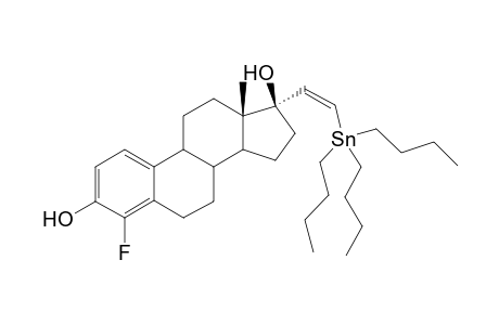 4-Fluoro-(17.alpha.,20E)-21-(tri-n-butylstannyl)vinylestradiol