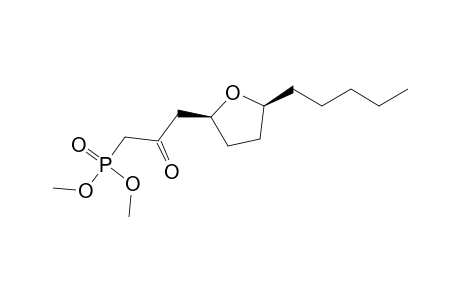 Dimethyl[2-Oxo-3-(5-pentyltetrahydrofuran-2-yl)propyl]phosphonate