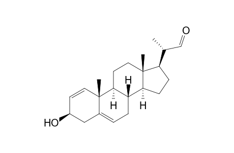 3-.beta.-Hydroxypregna-1,5-diene-20-carbaldehyde