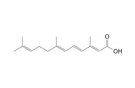 (2E,4E,6E)-3,7,11-trimethyl-2,4,6,10-dodecatetraenoic acid