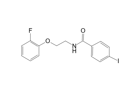 Benzamide, 4-iodo-N-[2-(2-fluorophenoxy)ethyl]-
