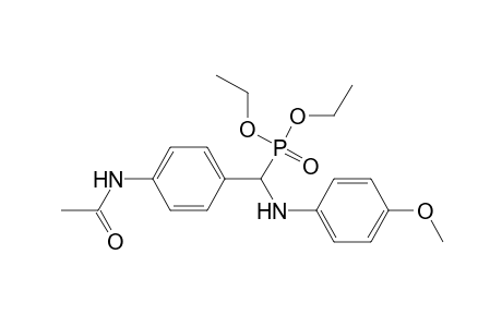 Phosphonic acid, [[4-(acetylamino)phenyl][(4-methoxyphenyl)amino]methyl]-, diethyl ester