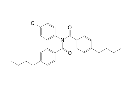 N-(4-Chlorophenyl)-4-butyl-N-(4-butylbenzoyl)benzamide