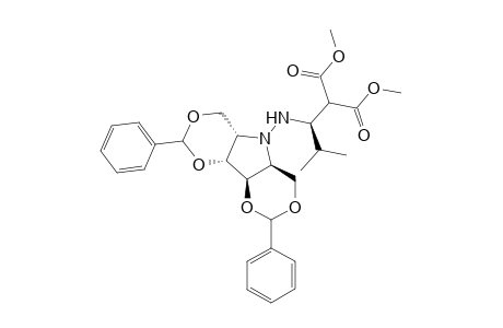 (2R,1S,3S,8R,9R)-6,11-Diphenyl-2-[N'-(1,1-di(methoxycarbonyl)-3-methylbut-2-yl)amino]-2-aza-5,7,10,12-tetraoxatricyclo[7.4.0.0(3,8)]tridecane