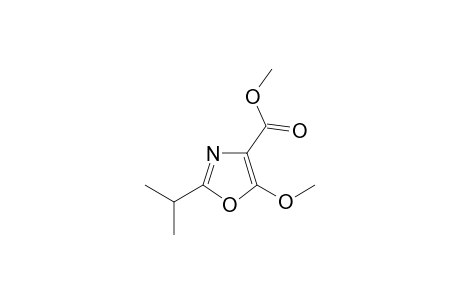 2-isopropyl-5-methoxy-oxazole-4-carboxylic acid methyl ester