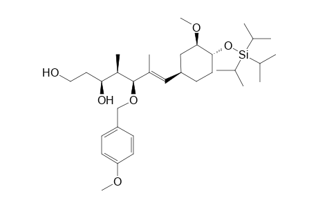 (E,3S,4R,5S)-5-[(4-methoxyphenyl)methoxy]-7-[(1R,3R,4R)-3-methoxy-4-tri(propan-2-yl)silyloxy-cyclohexyl]-4,6-dimethyl-hept-6-ene-1,3-diol