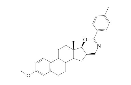 3-Methoxy-2'-(4"-methylphenyl)-16.beta.,17.beta.-dihydro-4'H-[1,3]oxazino[5',6' : 16,17]estra-1,3,5(10)triene