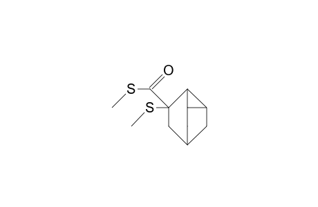 5-Methyl-3-(methylthio)-tricyclo-[3.2.1.0(2,7)]-octane-3-carbothioate