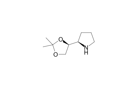 (2R)-2-[(4S)-2,2-dimethyl-1,3-dioxolan-4-yl]pyrrolidine