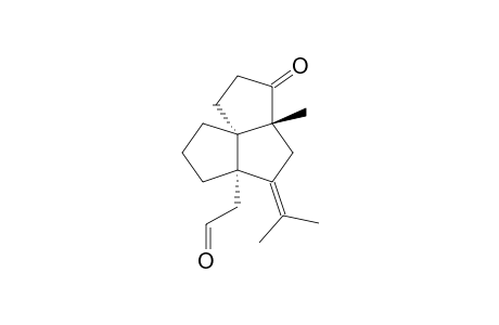 2-[(3aS,5aR,8aS)-4-isopropylidene-5a-methyl-6-oxo-1,2,3,5,7,8-hexahydrocyclopenta[h]pentalen-3a-yl]acetaldehyde