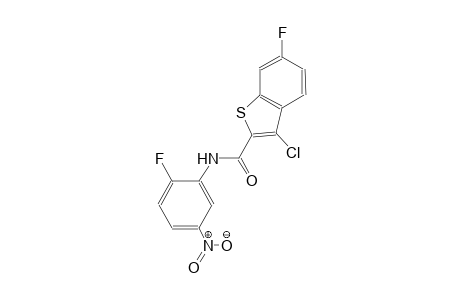 3-chloro-6-fluoro-N-(2-fluoro-5-nitrophenyl)-1-benzothiophene-2-carboxamide
