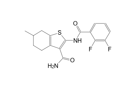 2-[(2,3-difluorobenzoyl)amino]-6-methyl-4,5,6,7-tetrahydro-1-benzothiophene-3-carboxamide