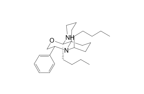 7-Butyl-2-pentyl-12-phenyl-1,8-diaza-14-oxatricyclo[8.4.0(6,7)0(1,6)]tetradecane