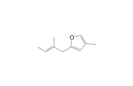 2-(2'-Methyl-2'-butenyl)-4-methylfuran