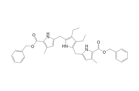 2,5-Bis(5-benzyloxycarbonyl-4-methyl-2-pyrrolylmethyl)-3,4-diethylpyrrole
