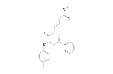 (2E,4E)-6,9-diketo-7-[(4-methylphenyl)thio]-9-phenyl-nona-2,4-dienoic acid methyl ester