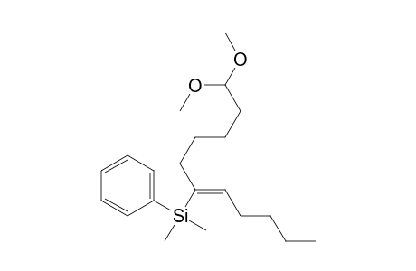 Silane, [1-(5,5-dimethoxypentyl)-1-hexenyl]dimethylphenyl-, (Z)-