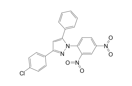 1H-Pyrazole, 3-(4-chlorophenyl)-1-(2,4-dinitrophenyl)-5-phenyl-