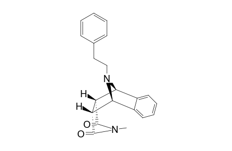 endo-1,2,3,4-tetrahydro-N-methyl-9-(beta-phenylethyl)-1,4-iminonaphthalin-2,3-dicarboximide