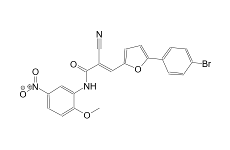 (2E)-3-[5-(4-bromophenyl)-2-furyl]-2-cyano-N-(2-methoxy-5-nitrophenyl)-2-propenamide